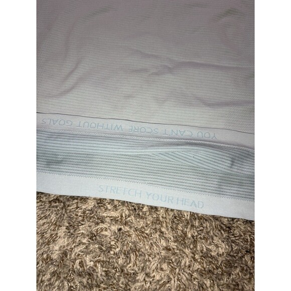 Lululemon Men Metal Vent Tech Tank Top Blue Stretch Your Head Score Without Goal - Picture 11 of 16
